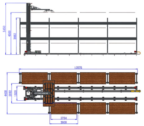 Вертикальный СКЛАД ПЛИТНОГО МАТЕРИАЛА