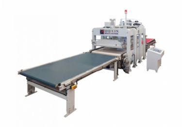 <strong>Линия прессования на базе проходного гидравлического горячего пресса <br />BY 624X9/18 <br />(Shanxi Quilin Machinery Co., КНР)</strong>