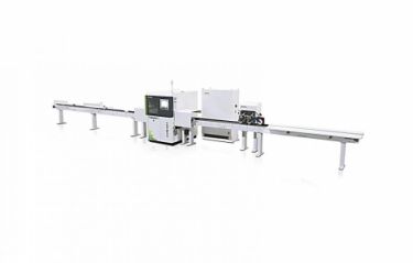 Автоматический торцовочный станок с функцией вырезки дефектов и оптимизации JANGJA AM8424 / EM8441