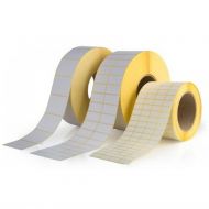 Термотрансферные этикетки, полуглянец 39х175, намотка 900 шт в 2 ряда, втулка 40мм