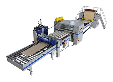 Линия каширования плитных материалов с использованием клеев-расплавов FLL-PUR, Unimak (Турция)