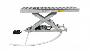 Стол подъемный гидравлический роликовый  LEEV Д*Ш*В=2500*730*300-000 мм ГП=1Т