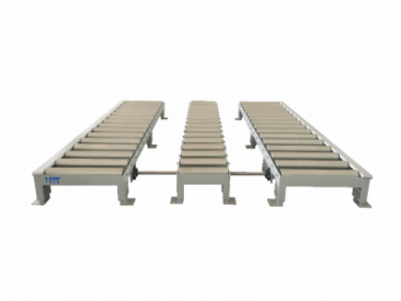 Приводной рольганг загрузки / буфера плитного материала для пильного центра с задней загрузкой