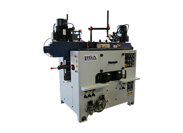 Двухсторонний шлифовальный станок проходного типа для криволинейных и прямолинейных брусковых деталей LIGA GB-625-R3-80S