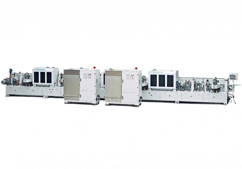 ЛИНИЯ УФ ОКРАСКИ КРОМОК МЕБЕЛЬНЫХ ДЕТАЛЕЙ K-TOMI Автоматическая покраска торцов деталей