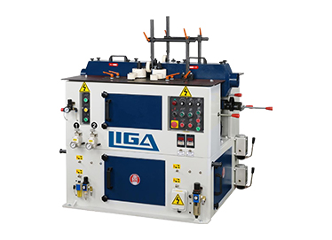 Двухсторонний шлифовальный станок проходного типа для  криволинейных и прямолинейных брусковых деталей LIGA GB-625-R3-BS