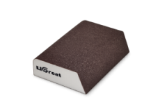 Шлифовальная губка Ligreat четырехсторонняя овал/скос Р240, 3 шт